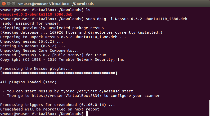 Nessus Installation on Debian Linux