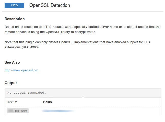 OpenSSL version detection