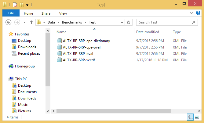 copied folder RP-SRP folder as Test