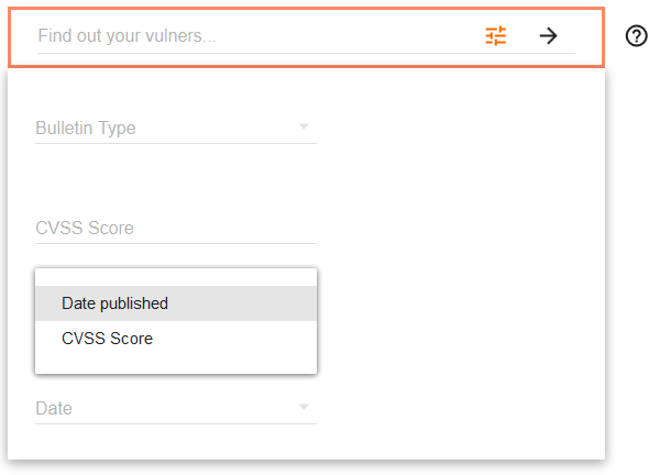 Vulners.com Order by filter