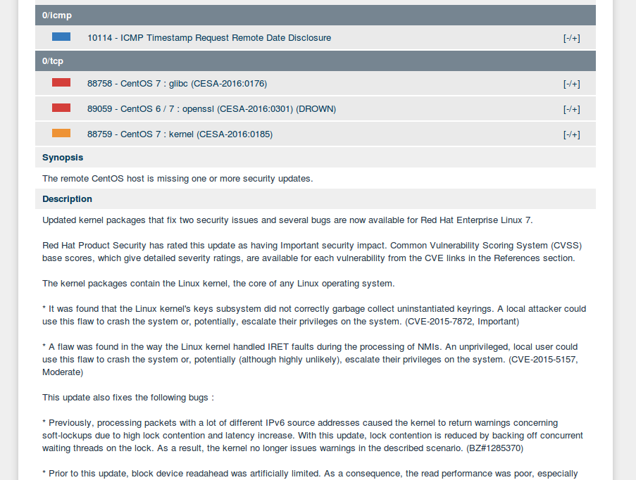 Nessus Vulnerability Scan Report