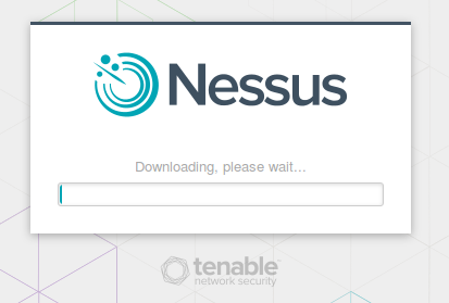 Nessus Installation Progress