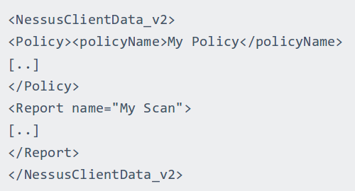 Nessus Client Data