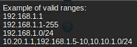 F-Secure Radar range formats