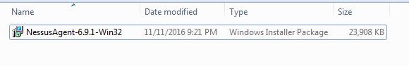 Nessus Agent Installer