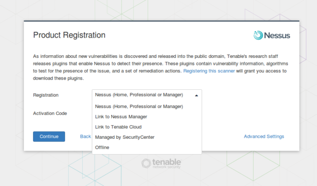 Installing Nessus for SecurityCenter on laptop | Alexander V. Leonov
