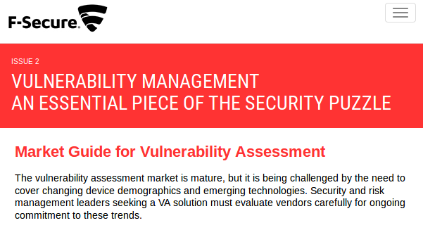 Gartner VM Market Guide