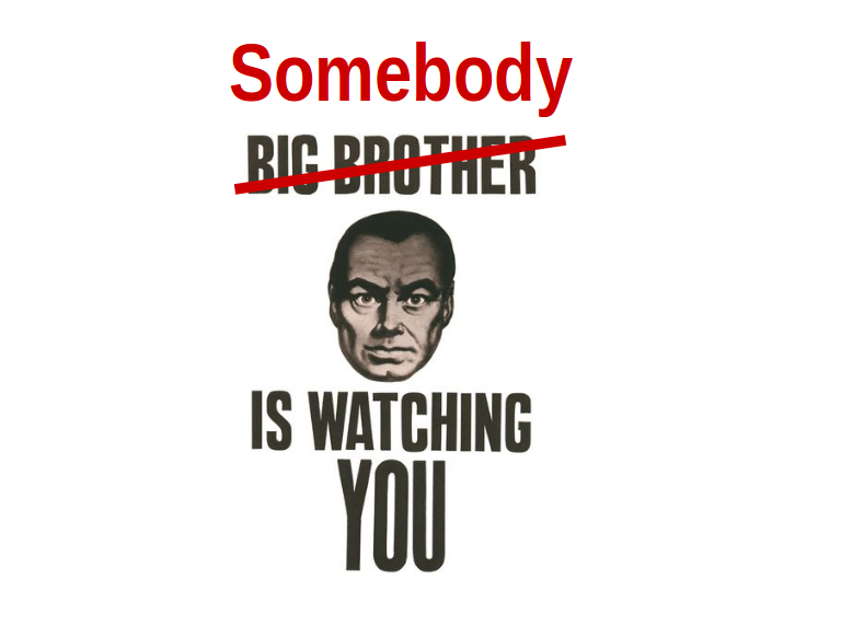 Somebody is watching you