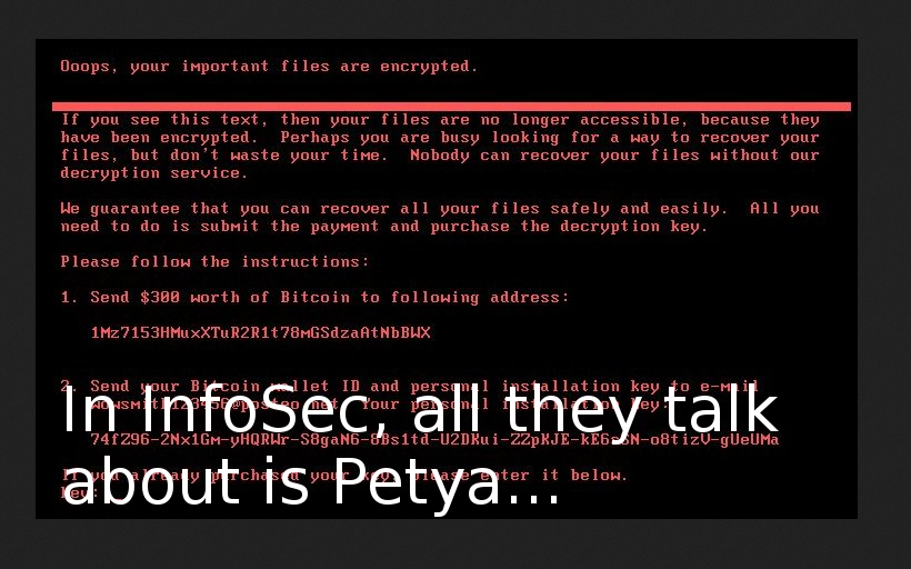 Petya ransomware