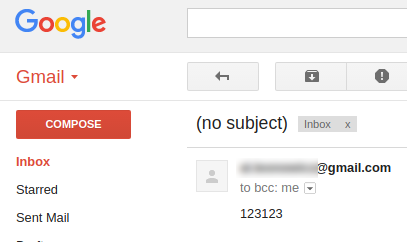 gmail telnet sent