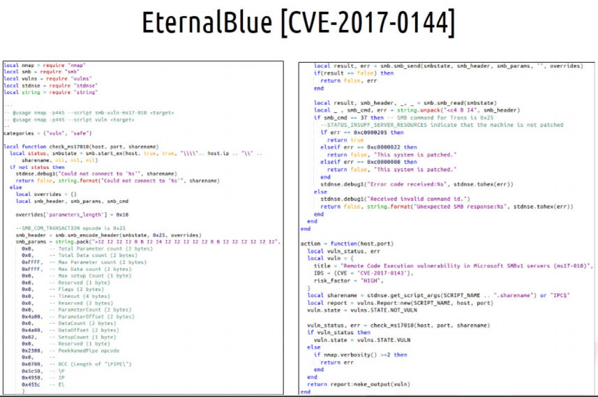 EternalBlue NSE script