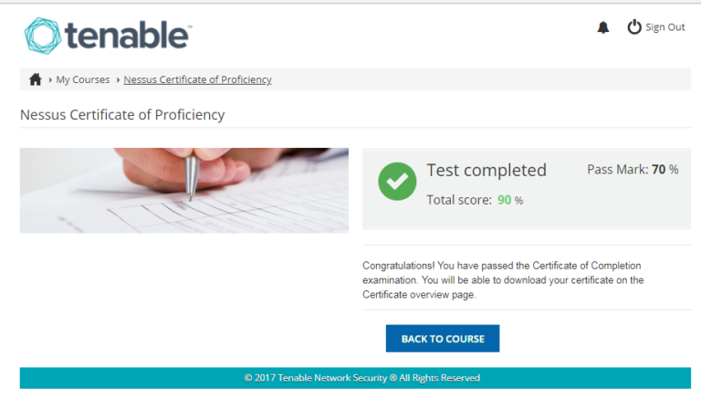 Tenable University: Nessus Certificate of Proficiency | Alexander V. Leonov