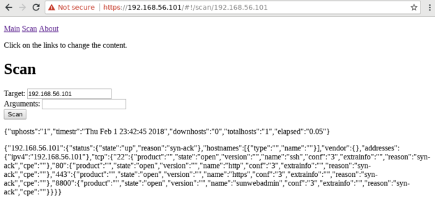 Making simple Nmap SPA web GUI with Apache, AngularJS and Python ...