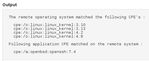 typical Linux host with ssh