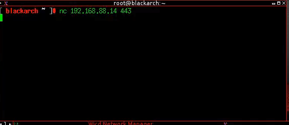 BlackArch nc command