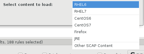 SCAP Workbench load content