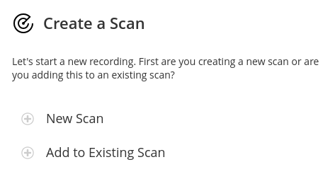 Tenable IO WAS Chrome Extension Create Scan