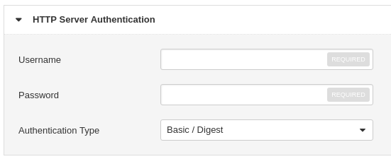 Tenable IO WAS HTTP Server Authentication