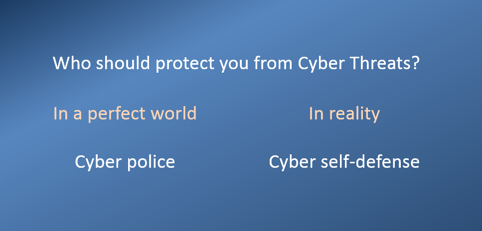 Who should protect you from Cyber Threats?