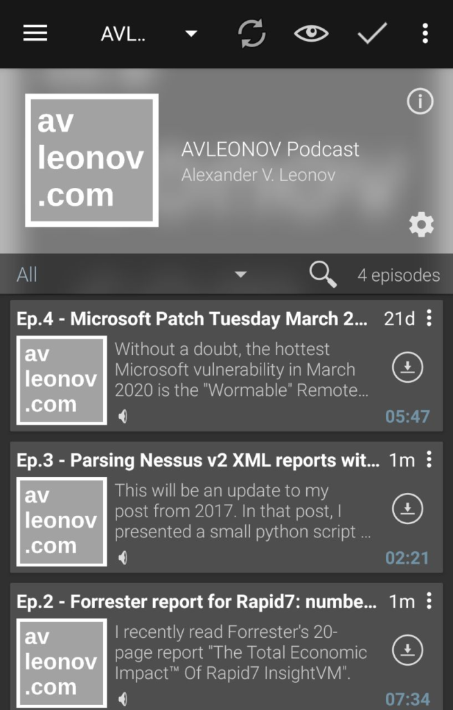 AVLEONOV Podcast