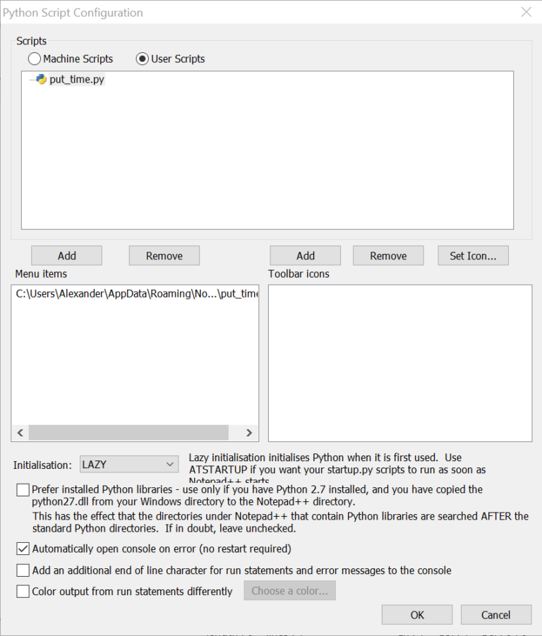 Add new features to Notepad++ using Python scripts: keyboard shortcut ...