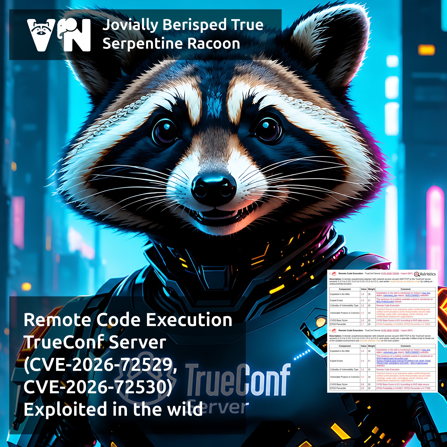About Remote Code Execution - TrueConf Server (CVE-2026-72529, CVE-2026-72530) vulnerability