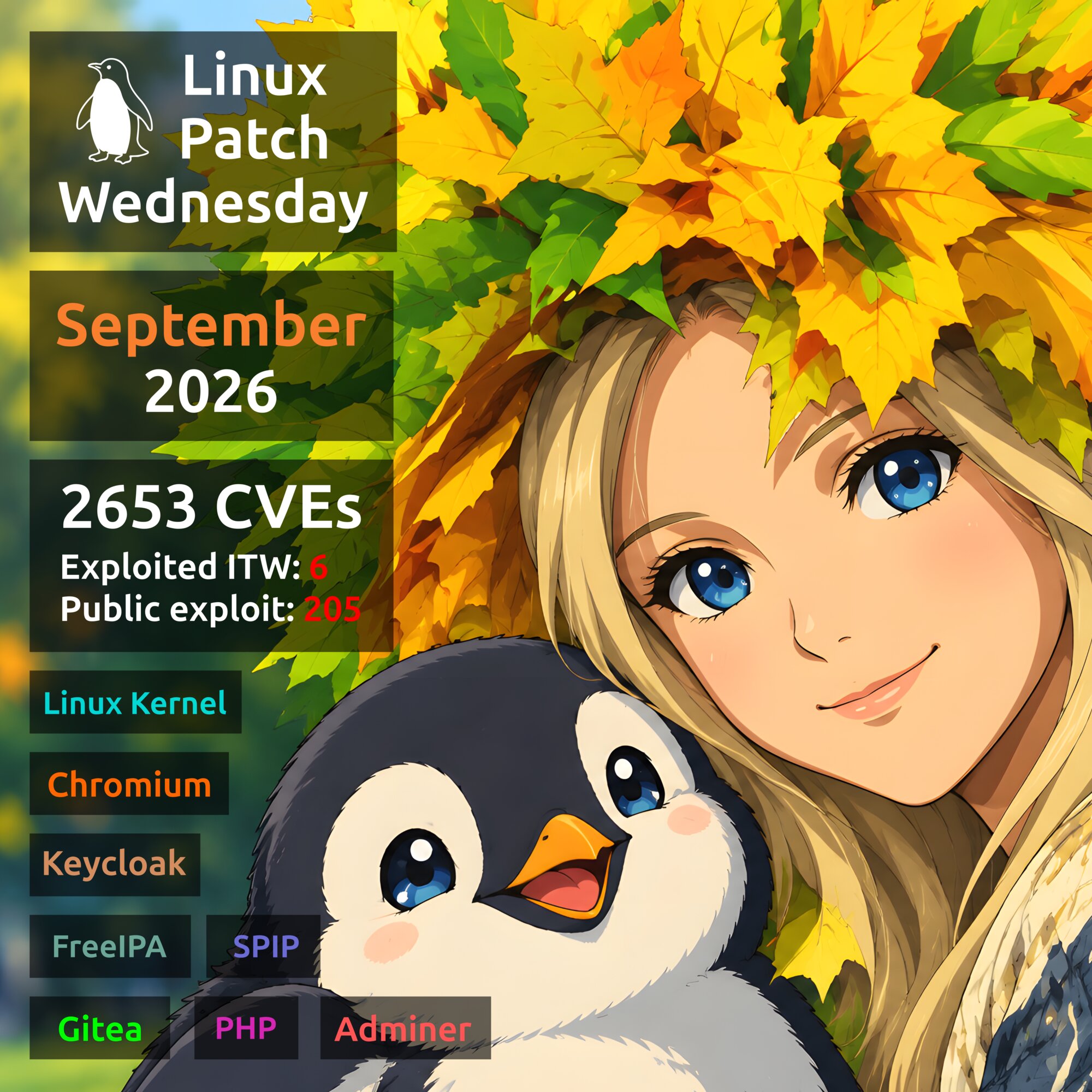September Linux Patch Wednesday