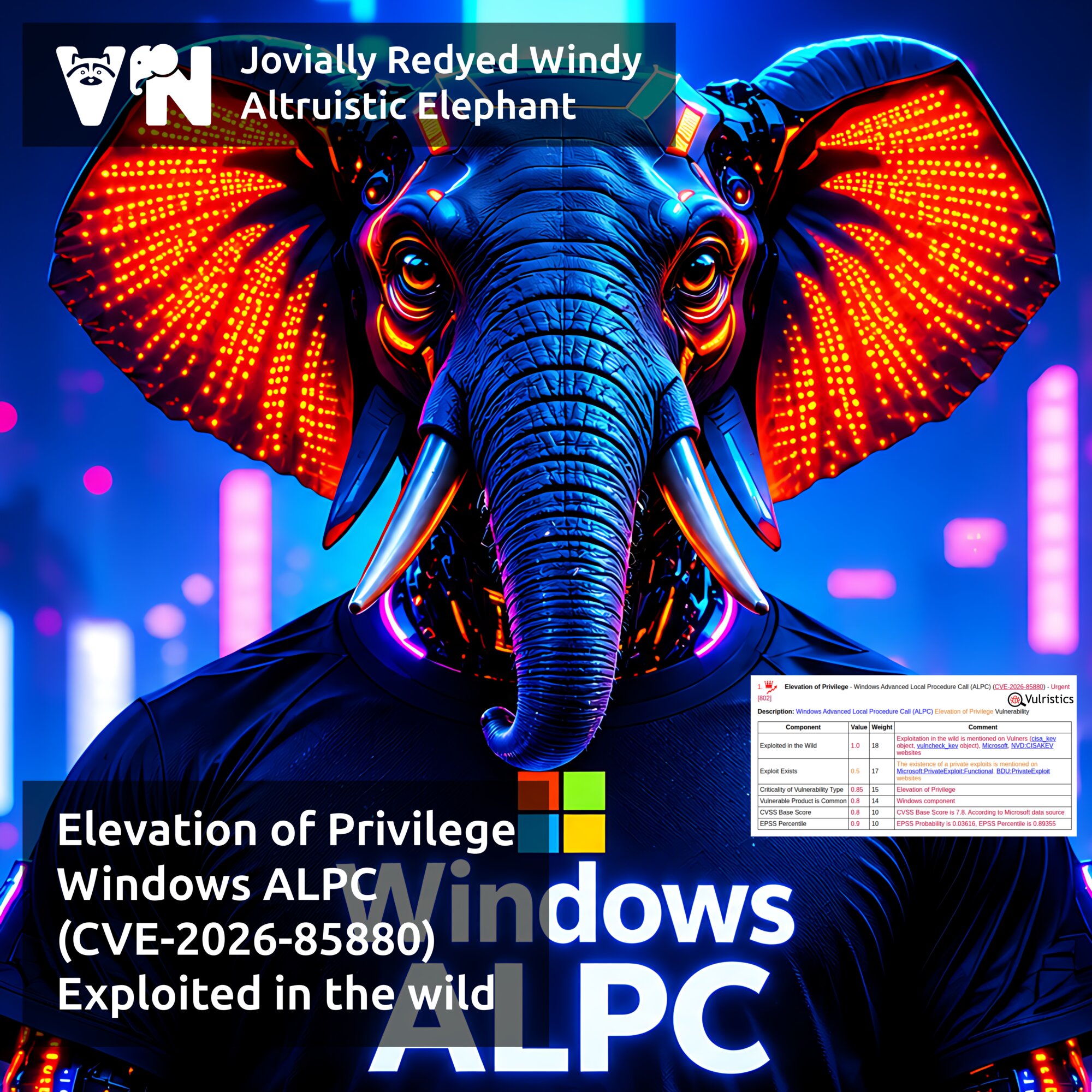 About Elevation of Privilege - Windows Advanced Local Procedure Call (ALPC) (CVE-2026-85880) vulnerability